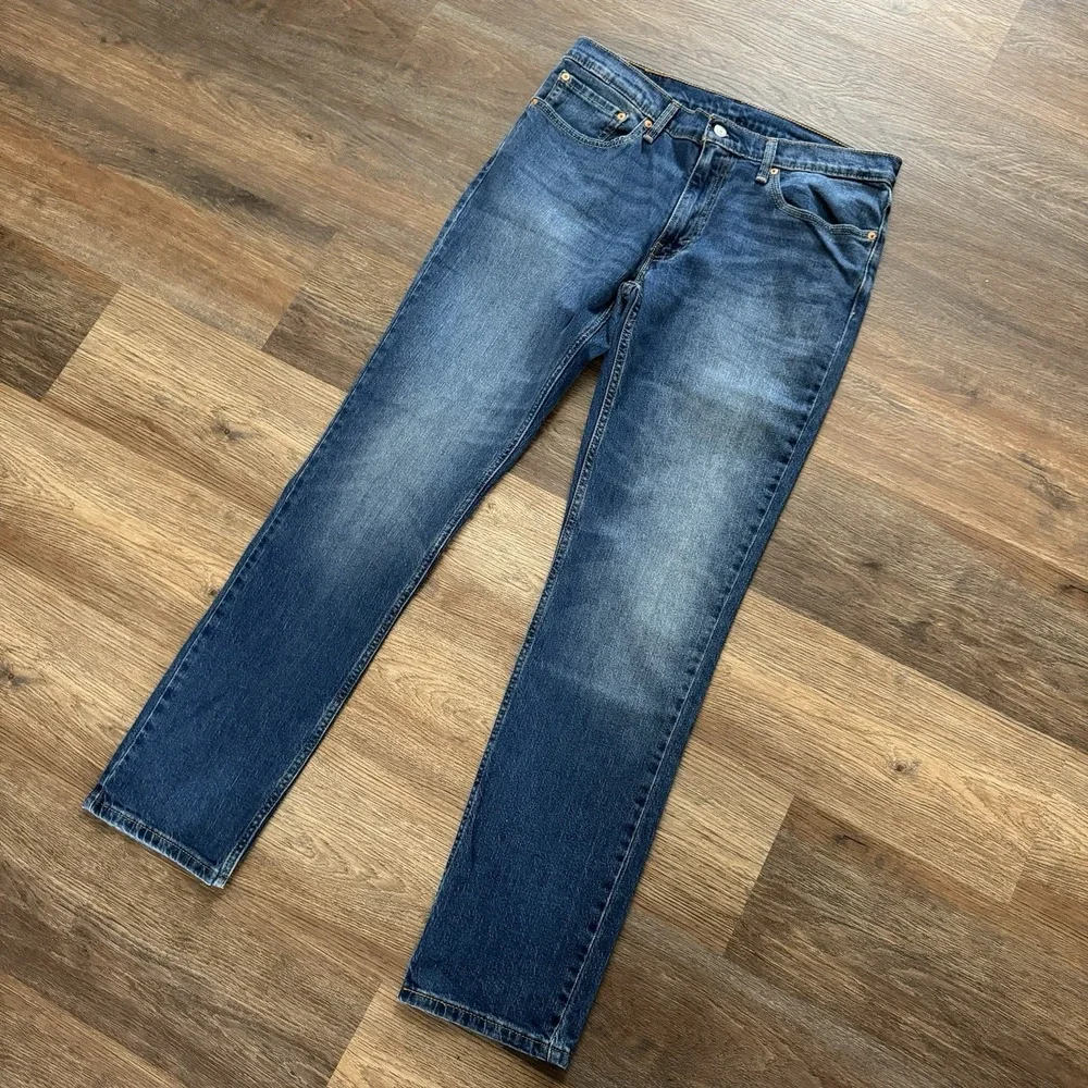Levi's 511 Slim Fit Blue Denim Jeans Dark Medium Wash Men's‎ Sz 34x34 NWT